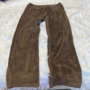 Patagonia Brown Plush Track Pants